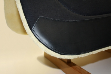 saddle pad podszyty polarkiem canvas / black