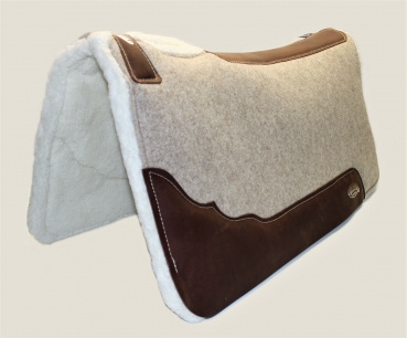 Saddle pad WEAVER Contoured Wool Felt 1”