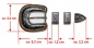 "ILC" Buckle Set - ROPE EDGED - 19mm (3/4´´) - 1887-01