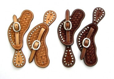 Sporenriemen - US Leder - Hell od. Mittel - AD-147