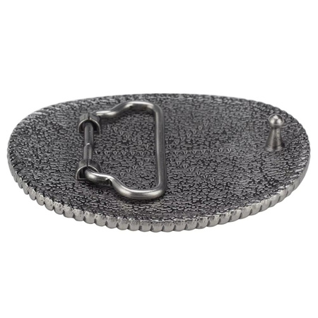 AE Belt Buckle - Oval - Barbwire