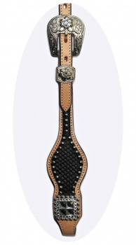 SN Tack Kopfstück - Doppeleinohr - Show - HS159