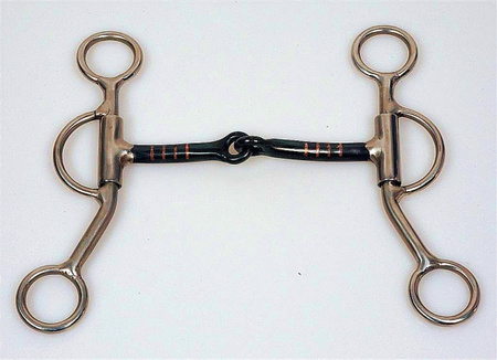 Short Shanked Snaffle Bit - SS Shanks - BS Mouth Piece - 5 '' oder 5,5 '' Breite