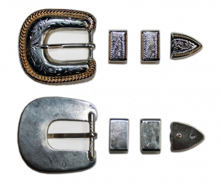 "ILC" Buckle Set - ROPE EDGED - 19mm (3/4´´) - 1887-01