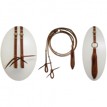 Flat Harness Romal Reins - G-159