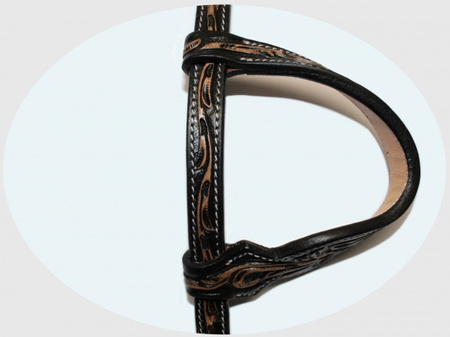 SN Tack Kopfstück - Doppeleinohr - Show - HS-SET040