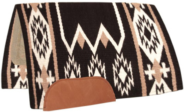 Saddle pad Laredo Wool MUSTANG Tan Wool Bottom / DT