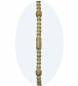 "CE" Romal Reins - Rawhide - Natur