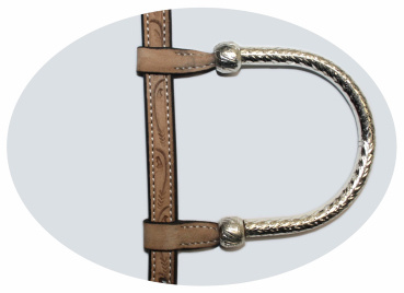 "CE Classic" Show Kopfstück - Sterling Silver Coated - 1 Ohr - AS6010