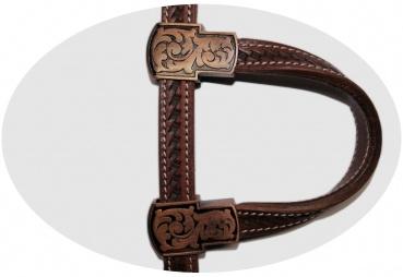 "SN Tack" Kopfstück - Doppeleinohr - Show - HS168