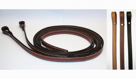 EE Tack - Zügel - EE Leather - 5/8 x 7′ - komplett genäht - 3 Farben