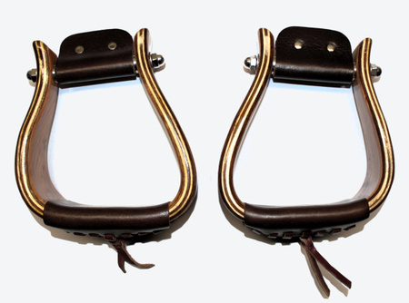 Premium Holzsteigbügel - Angled / Offset - JKST68-3