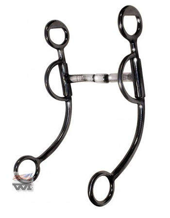 Wędzidło z czankami WI Billy Allen / czarne