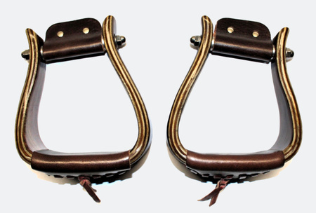 Premium Holzsteigbügel - Angled / Offset - JKST58-3