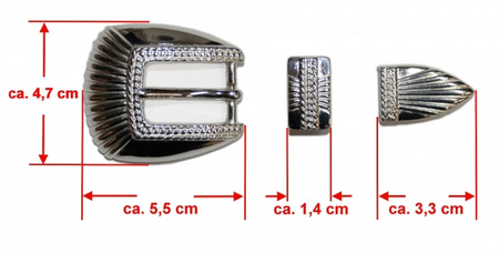 "ILC" Buckle Set - ROPED - 20mm (3/4´´) - 7346-02