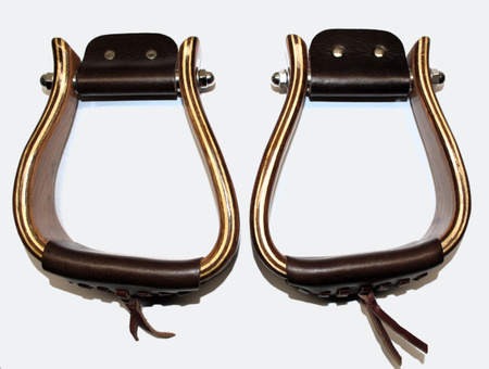 Premium Holzsteigbügel - Angled / Offset - JKST68-3