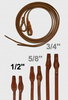 "EE Tack" - Quick Change Herman Oak Leder Harness Zügel - 1/2 ''