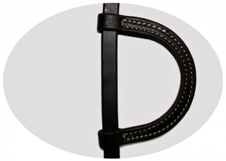 BCL Kopfstück Einohr - Oiled - Stitched - NP Hardware