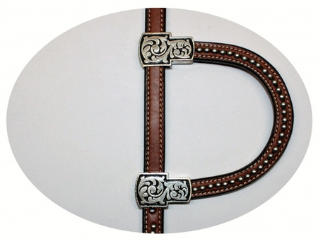 EE Tack Kopfstück Einohr - Show - MITTEL - WX-2067