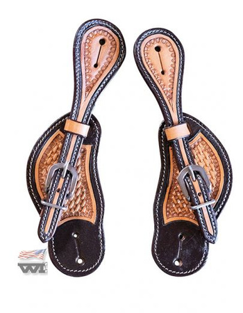 women's spur straps wi two tone