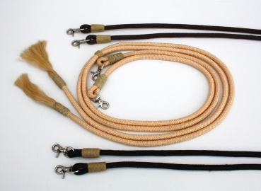 Poly Reins - mit Rawhide Braiding - 3 Farben