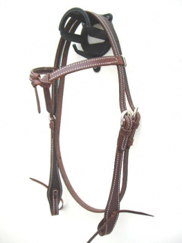 "EE Tack" Kopfstück - Latigo Stitched - Futurity-Stirnband