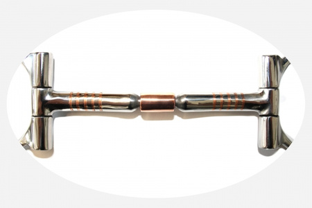 "KS" SS B. Allen D-Ring Snaffle – Copper Roller – (20443)