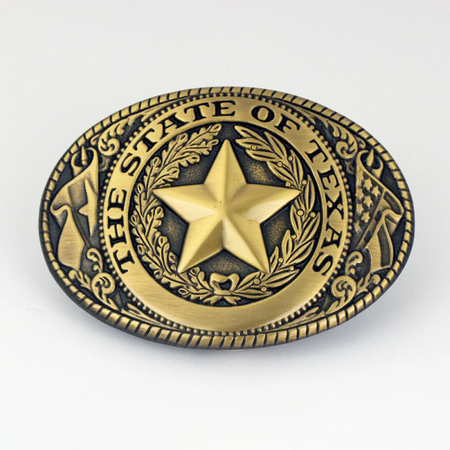 "ILC" Belt Buckle - Texas Star Trophy Buckle - 1749-20