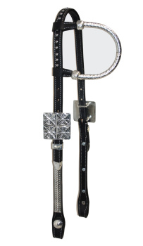 "CE Classic" Show Kopfstück - Sterling Silver Coated - 1 Ohr - AS6012