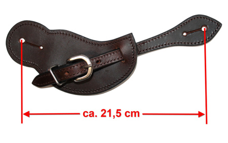 EE Sporenriemen - Dark Brown - OILED - V-162