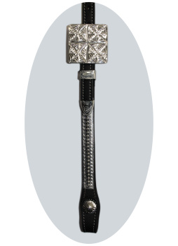 "CE Classic" Show Kopfstück - Sterling Silver Coated - 1 Ohr - AS6012