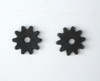 Sporenräder - Black Iron - Paarweise (2 Stück) - Durchmesser 22 mm
