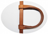 EE Tack Harness Kopfstück - Herman Oak Leather - Doppeleinohr