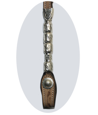 CE Classic Show Kopfstück - Sterling Silver Coated - 1 Ohr - AS6006