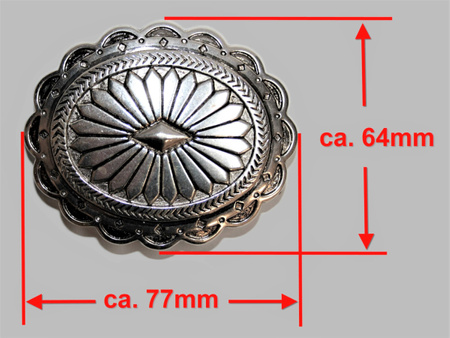 ILC Belt Buckle - Oval Southwest - 1749-00