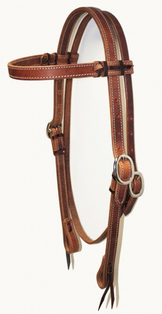 "EE Tack" Stirnband - Herman Oak Leather - L107