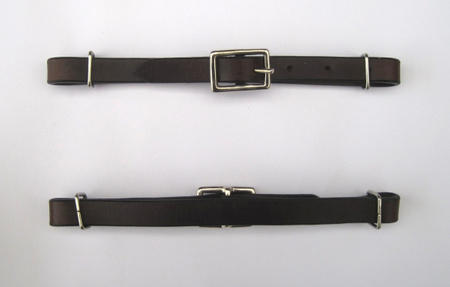 "EE Tack" - Kinnriemen - Dark Brown - OILED