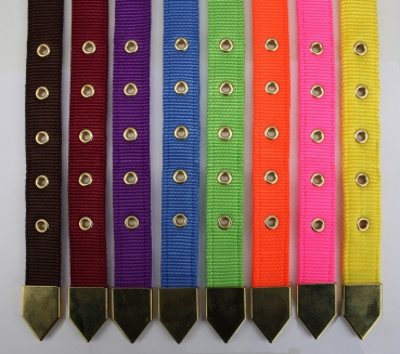 Deluxe Halfter - 2-fach verstellbar - Brass Snap - 7 versch. Farben - Gr. M