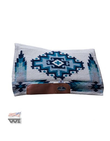 Saddle pad CSF WI Rainbow / skyblue