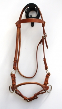 Side Pull - SINGLE LEATHER NOSEBAND - Harness Kopfstück
