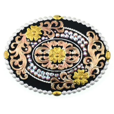 ILC Belt Buckle - Sheridan Crystal Trophy Buckle - 7882-01