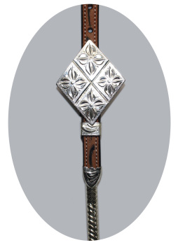 CE Classic Show Kopfstück - Sterling Silver Coated - 1 Ohr - AS6016