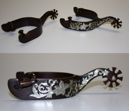 KY Show Sporen - Braun mit Silver