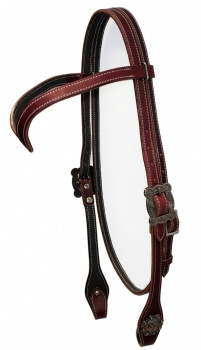 SN Tack Kopfstück - V-Stirnband - Show - HS180