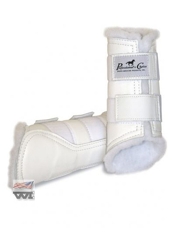 Ochraniacze PROFESSIONAL´S CHOICE Leather Protection / białe