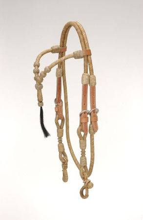 "EE Tack" Rawhide Kopfstück - Fut. Stirnband - Tassel