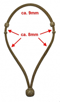Pencill Bosal - 3/8'' - Rawhide - Natur - F-544