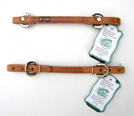 BCL Straight Leather Curb Strap - Genäht – Herman Oak Leather