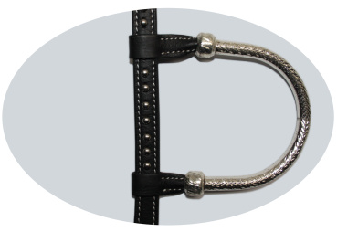 CE Classic Show Kopfstück - Sterling Silver Coated - 1 Ohr - AS6012