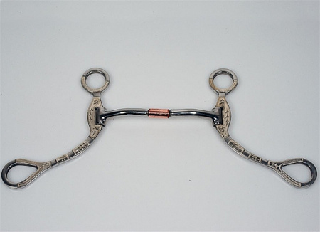 B. Allen Shanked Bit - Kupferrolle - Show Ausführung - 5 '' oder 5,5 '' Breite